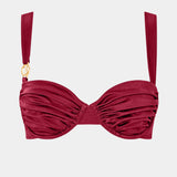 Rose Push-up Top Rouge