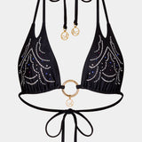 Kylie top crystal black