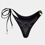 Kylie bottom crystal black