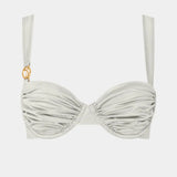Rose Balconette Top Ivory